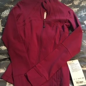 Lululemon define jacket sz 6 new burgundy 2018